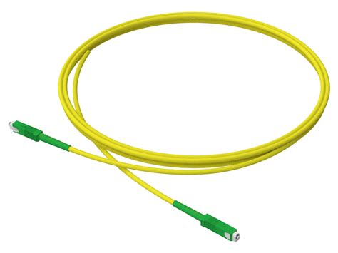 1m 3ft Sc Upc To Sc Apc Simplex Os2 Single Mode Pvc Ofnr 2 0mm Fiber Optic Patch Cable Fiber