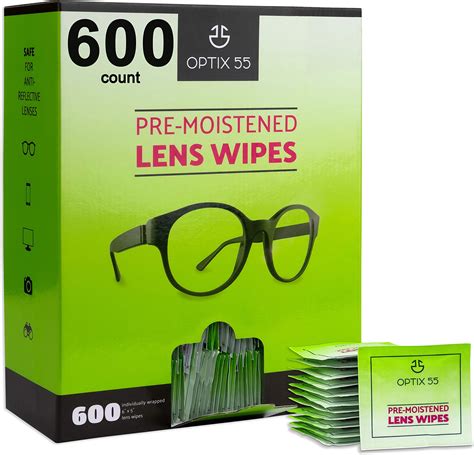 600 Count Lens Wipes For Eyeglasses Eye Glasses Cleaner