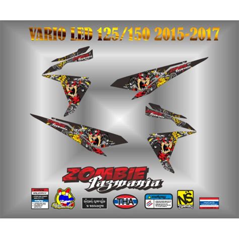 Jual Stiker Variasi Montor Vario New 125150 Tahun 2015 2017 Zombee