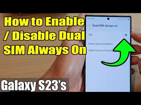 Galaxy S S How To Turn Enable Disable Dual Sim Always On Youtube