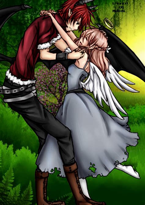 Forbidden Love Demon And Angel By Mechiistar On Deviantart