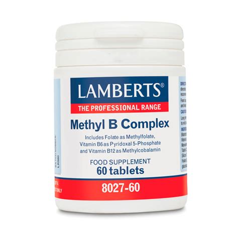 Methyl B Complex Lamberts 60 Tabletas Herbolario Ágave