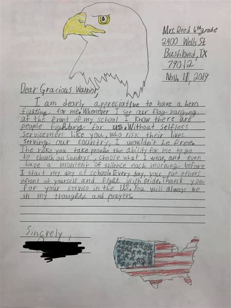 Veterans Day Letter Writing