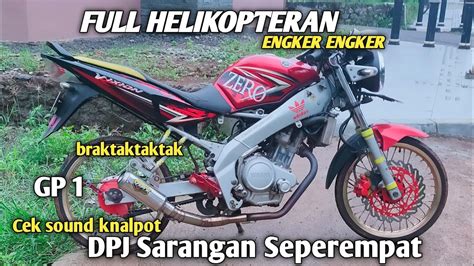 Cek Sound Knalpot Dpj Sarangan Seperempat Buat Suara Brebet Helikopter