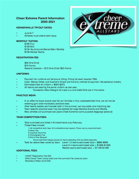 Cheer Extreme Tryout Packet 2020-2021 5.14_Page_2 - Cheer Extreme Allstars