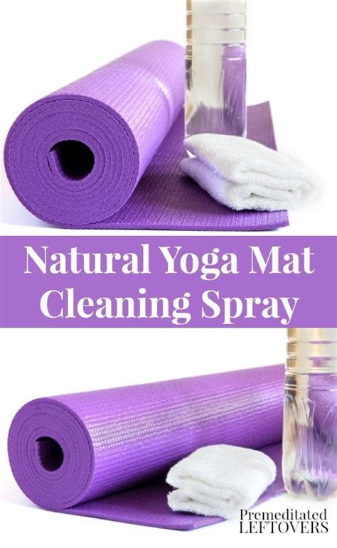 How To Make Your Own Yoga Mat Cleaning Spray Using Witch Hazel Or