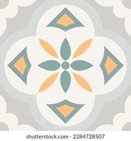 Ceramic Tile Decorative Art Wall Floor Stock Illustration 2284728507 ...