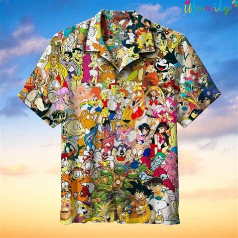 90s Cartoon Character Hawaiian Shirt - Thoughtful Personalized Gift For ...