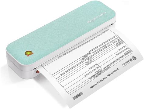 Munbyn Portable Printer Itp Bluetooth Thermal Printer For Travel