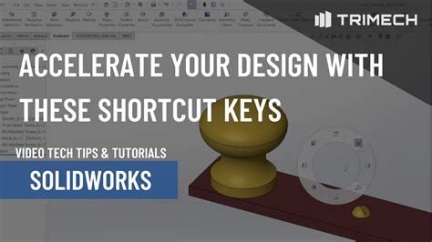 Accelerate Your Design Solidworks With These Shortcut Keys Youtube