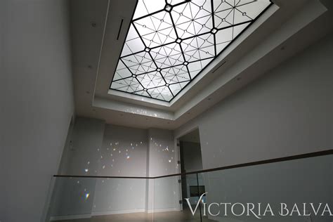 Contemporary Stained And Leaded Glass Skylight Caprice Victoria Balva