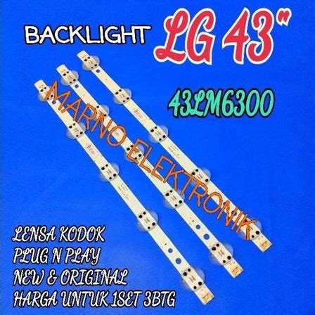 Jual Lampu Bl Backlight Led Tv Lg Inch Lm Lm Ptb