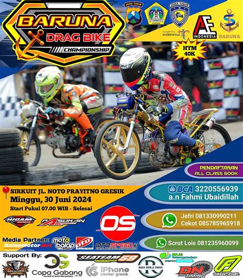 Agenda Baruna Drag Bike Championship Gresik Dibuka Kelas Sunmory