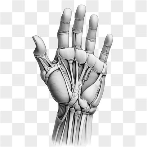 Download Human Hand Anatomy Bones Muscles And Ligaments Sketches