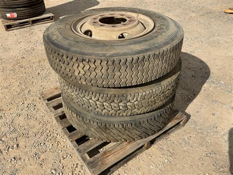 10 00R22 Commercial Truck Drive Tires Wheels BigIron Auctions