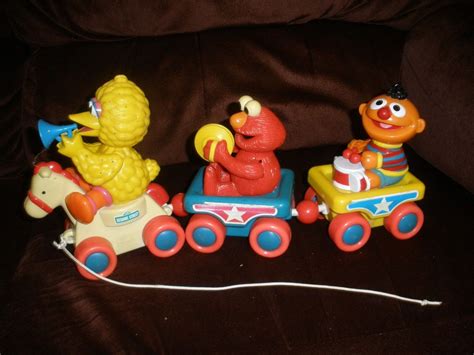 Vintage Tyco Sesame Street Train Big Bird Elmo Ernie T Ebay