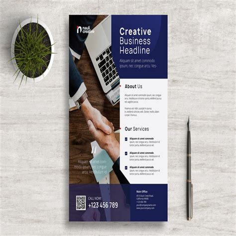 标准企业宣传海报传单设计psd分层模板v2 Corporate Business Flyer Psd And Vector Vol2