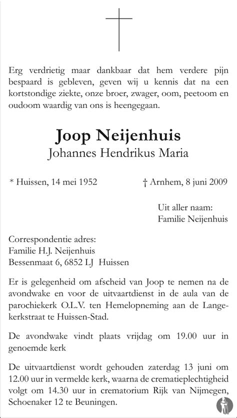 Johannes Hendrikus Maria Joop Neijenhuis