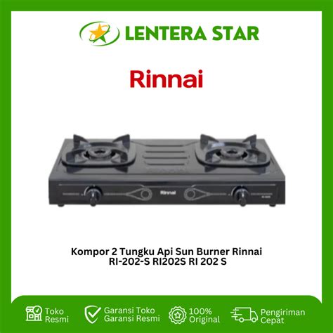 Jual Kompor Gas Tungku Teflon Rinnai Ri S Ri S Shopee Indonesia