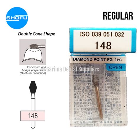 Shofu Diamond Burs Fg Double Cone Garima Dental Suppliers