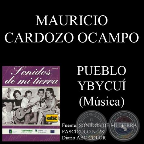 Portal Guaraní PUEBLO YBYCUÍ Música MAURICIO CARDOZO OCAMPO