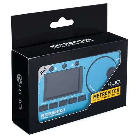 MetroPitch - Digital Metronome Tuner For All Instruments, BLUE - KLIQ ...