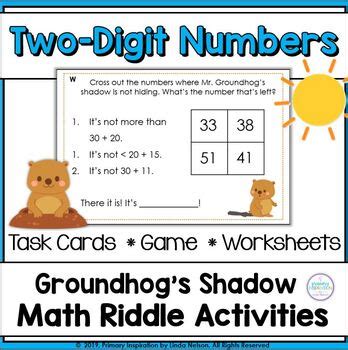 Groundhog Day Addition Math Worksheet Twisty Noodle Worksheets Library