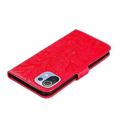 Buy 3d Embossing Floral Leather Case For Xiaomi Mi 11 Lite 11i 11t