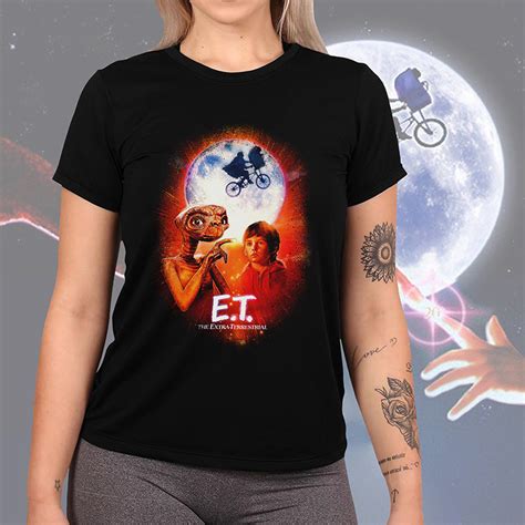 Camiseta Unissex Feminina Et The Extra Terrestrial Movie Posters Steven