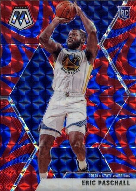 Eric Paschall 2019 Mosaic 250 Reactive Blue Price Guide Sports Card