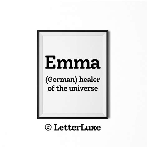 Emma Bedroom Sign Etsy