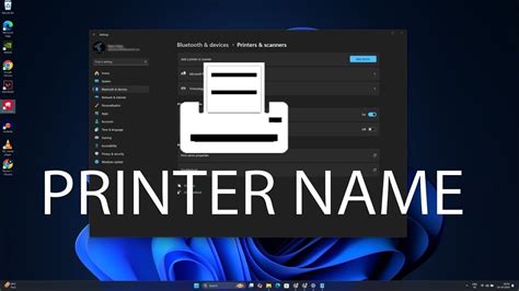 How To Rename A Printer In Windows 11 YouTube