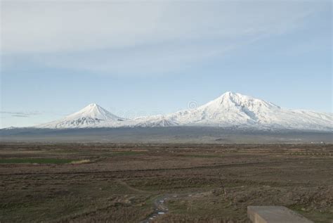 The Ararat, Mountain View, Sunrise on Ararat Stock Photo - Image of ...