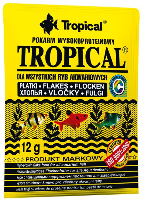 Pokarm Dla Ryb Tropical P Atek G Tropical Bricomarche Pl