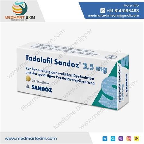 Sandoz Tadalfil Tablets at Rs 200/stripe | Tadalafil Tablets in Nagpur ...