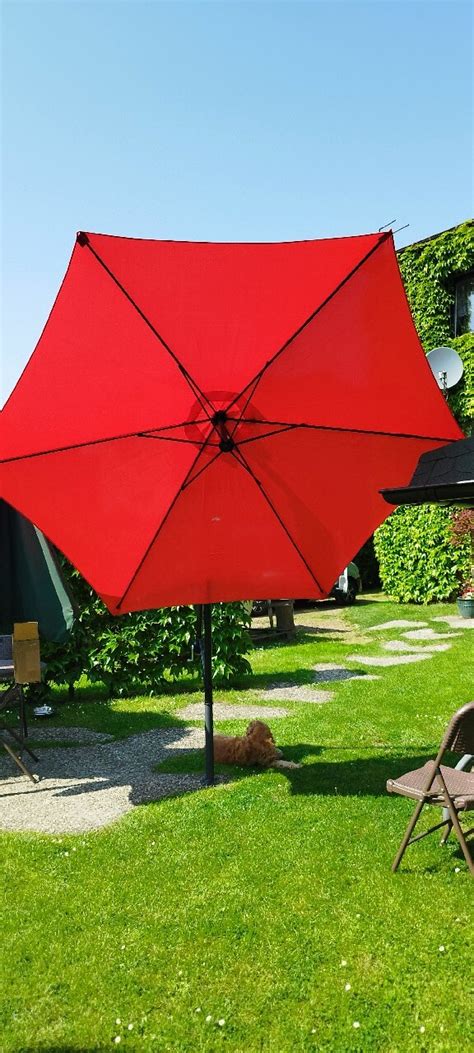 Parasol ogrod części poszycie parasola 6ramion 3m czerwionka