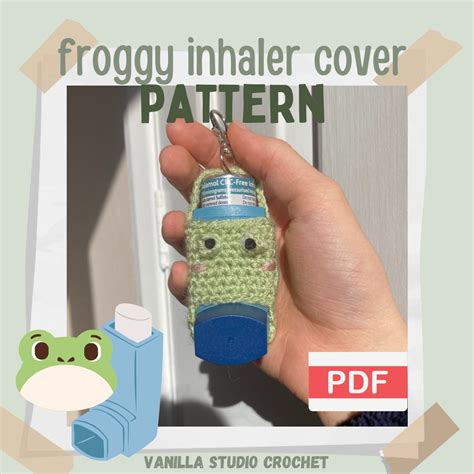 Crochet Froggy Inhaler Cover Pattern Pdf Etsy