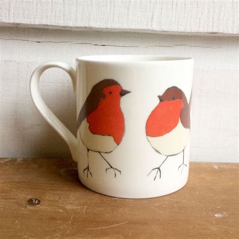 Robin Fine Bone China Mug By Dimbleby Ceramics