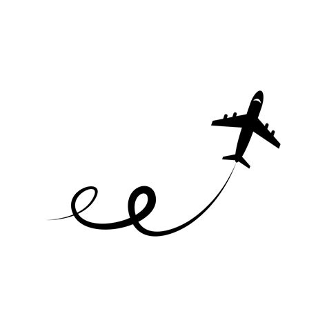 Plane Icon Black Png Transparent Png