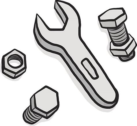 Nut And Bolt Art Cartoons Illustrations Royalty Free Vector Graphics