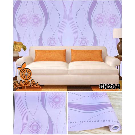 Jual Wallstiker Dinding Motif Salur Polkadot Stiker Dinding Wallpaper