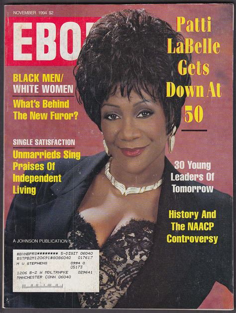 Ebony Patti Labelle Naacp Controversy 11 1994