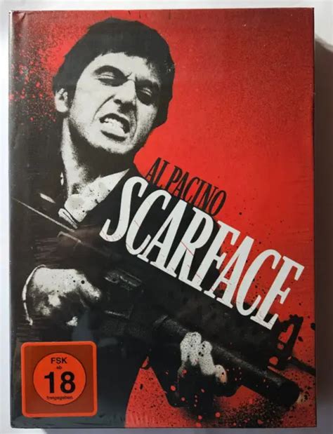 SCARFACE AL Pacino Mediabook 4K Ultra Hd Blu Ray Neu Ovp Fsk