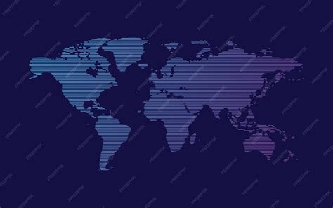 premium vector creative world map vector template