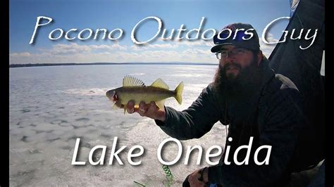 Oneida Lake Walleye Ice Fishing Youtube