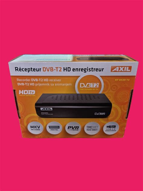 SINTONIZADOR TDT AXIL RT0420T2 DVB T2 HD GRABADOR Nolotire