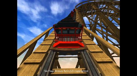 Rct3 American Thunder Pov Six Flags St Louis YouTube