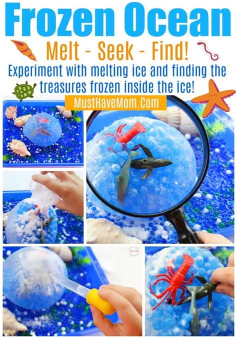 Frozen Ocean Sensory Bin Activity - Must Have Mom