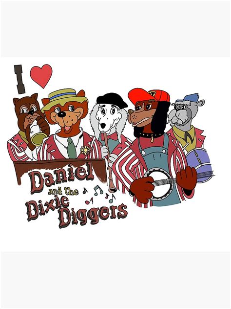 "Daniel & the Dixie Diggers" Poster for Sale by bhiveshop | Redbubble