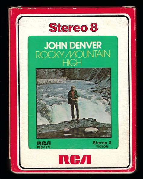 John Denver Rocky Mountain High 1972 Rca A53 8 Track Tape